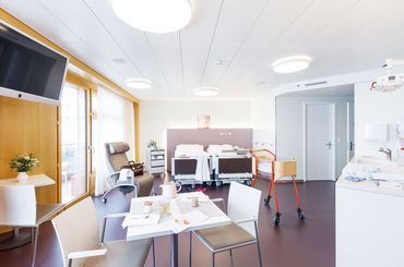 Familienzimmer in der Frauenklinik