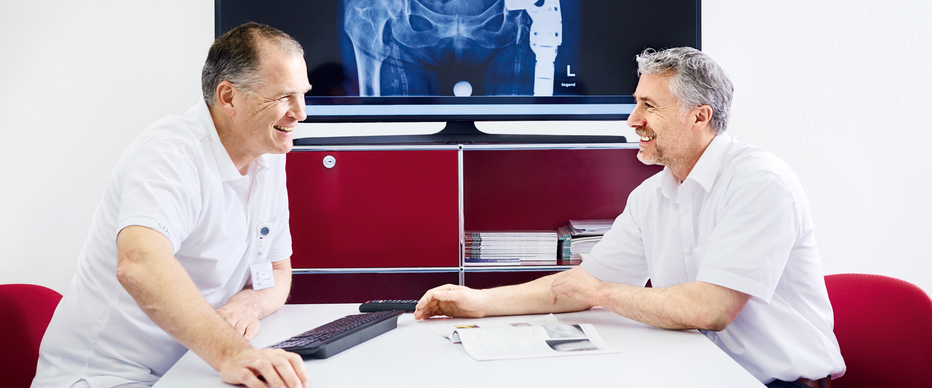 Dr. med. Jörg Ottensarendt und Dr. med. Alexander Imhof im Gespräch