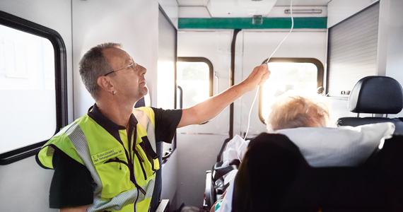 Rettungdienst im Einsatz