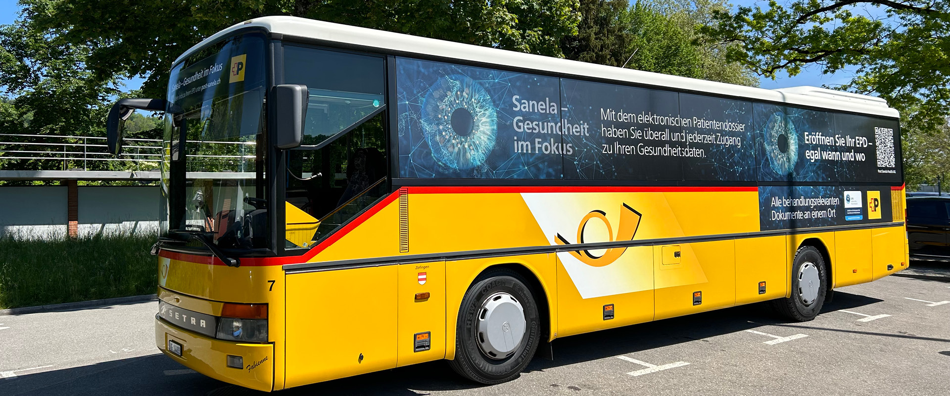 Elektronisches Patientendossier - Postauto-Halt